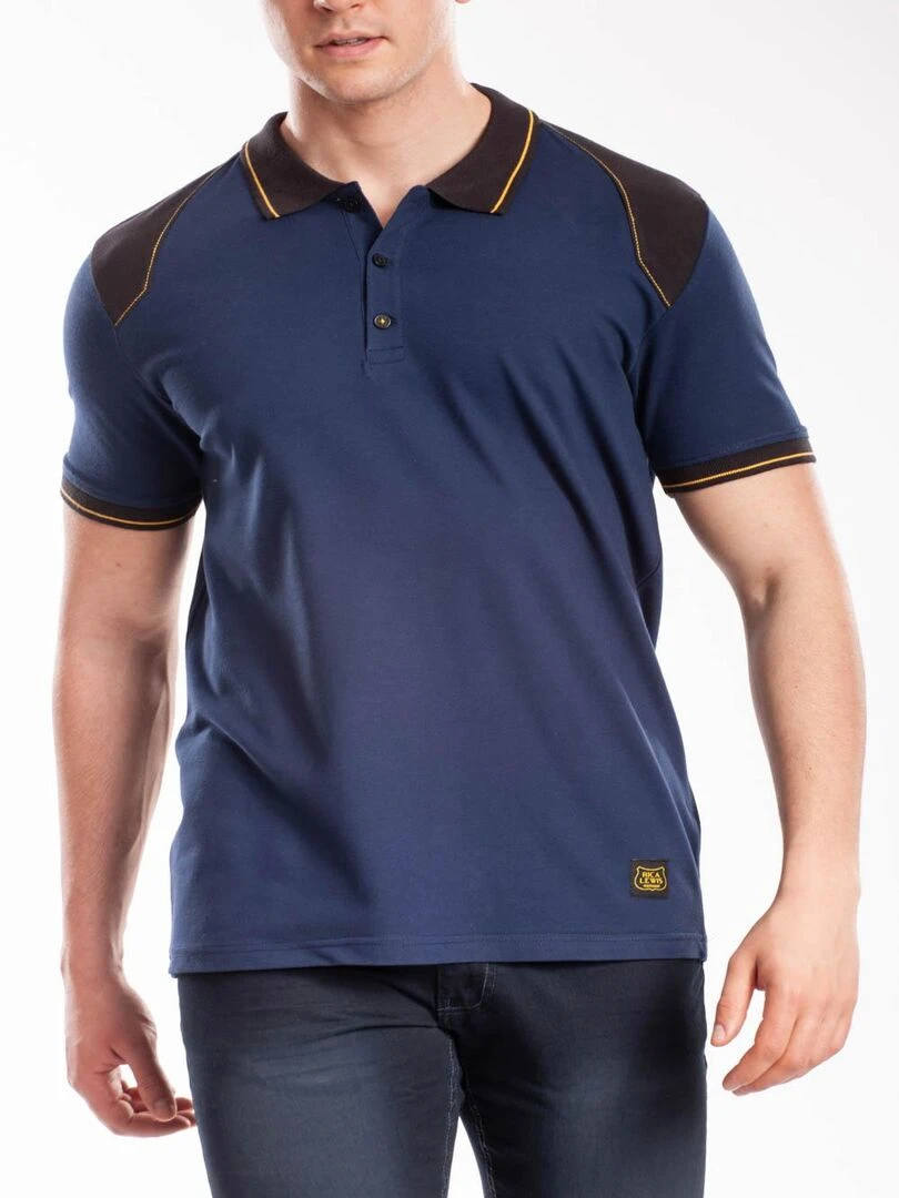 Polo stretch renforcé WORKPOL 'Rica Lewis' Bleu
