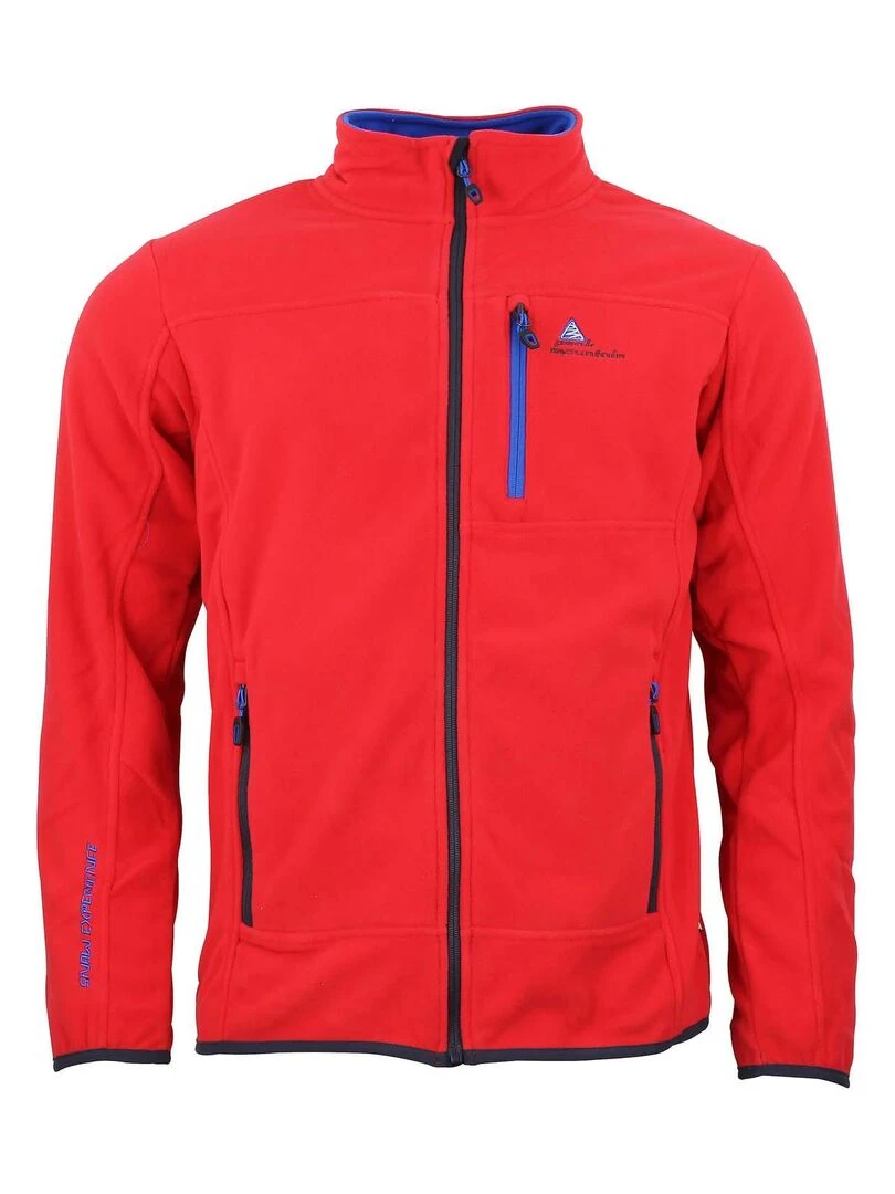 Blouson polaire homme CALON PEAK MOUNTAIN Rouge