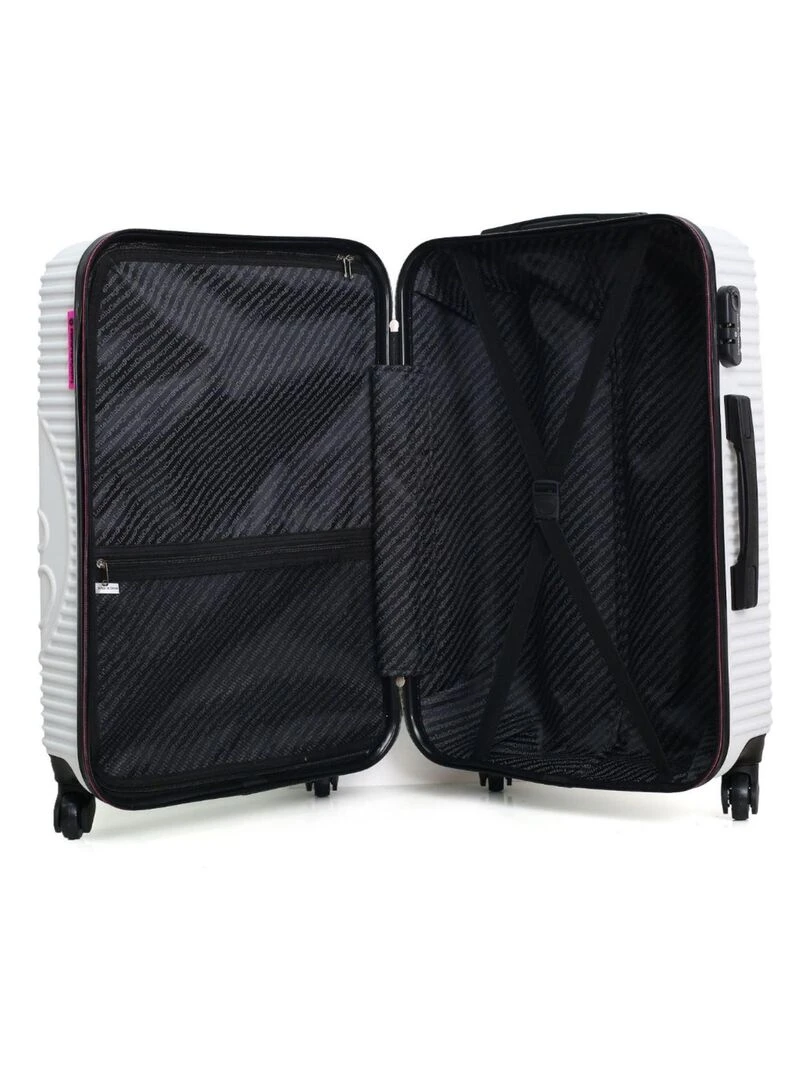 Valise Grand Format Rigide 75cm BIG BEAR   Blanc