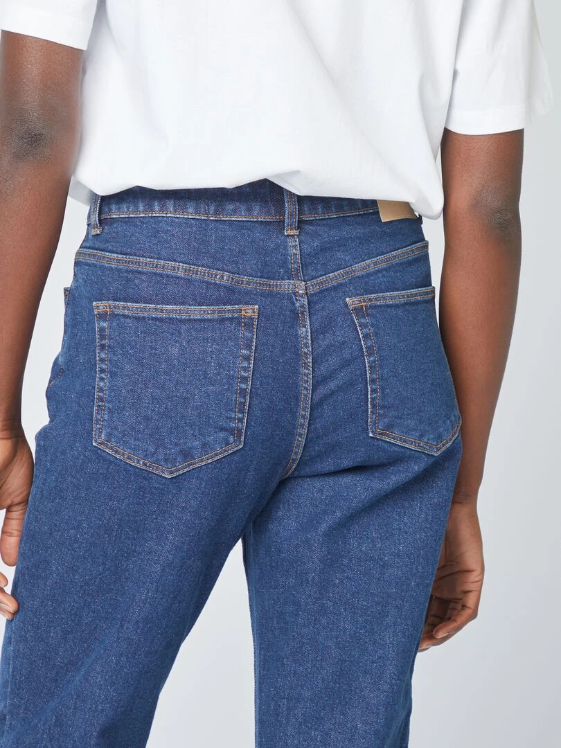 Jean mom à taille très haute   L30   Brut