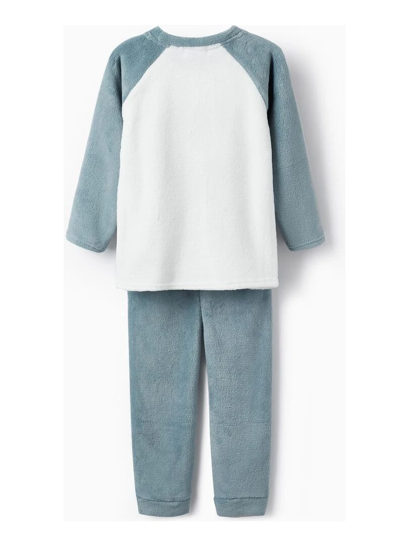 Pyjama en peluche pour garçon 'Lama' DISCOVER PERU Bleu
