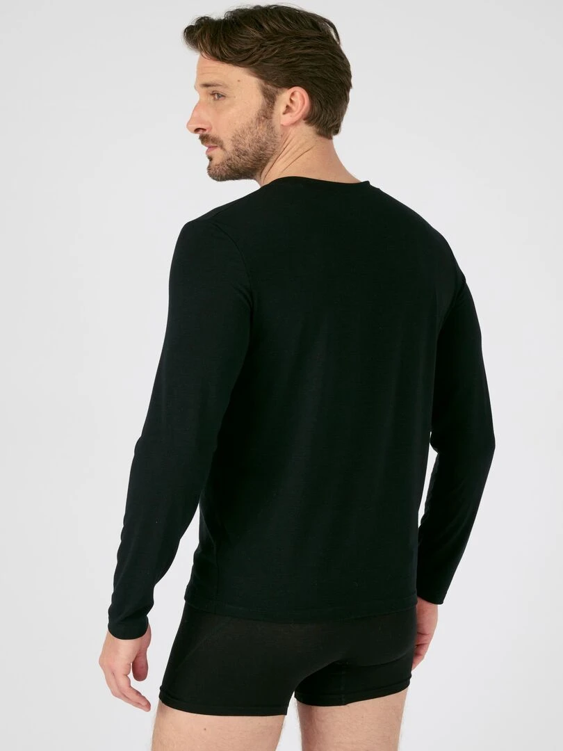 T shirt thermorégulant   Damart   Noir