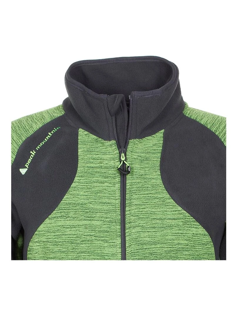 Polaire homme CECUT   PEAK MOUNTAIN   Vert anis