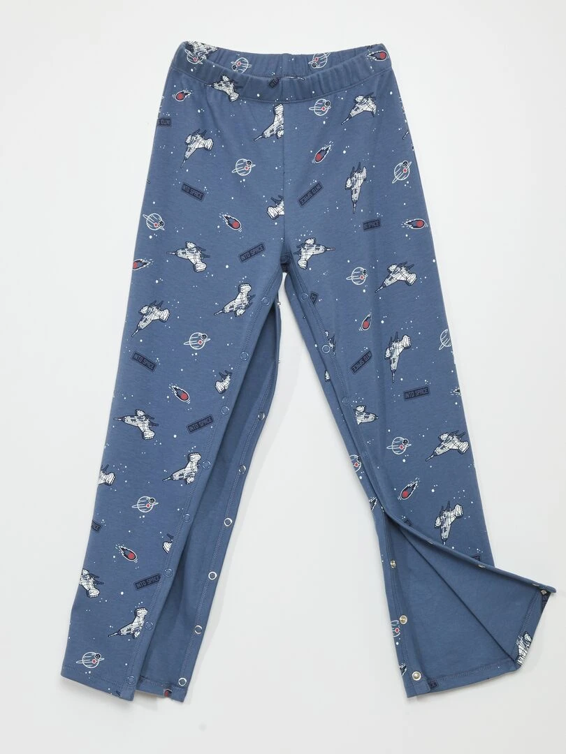 Pantalon avec ouverture à pressions So Easy Bleu