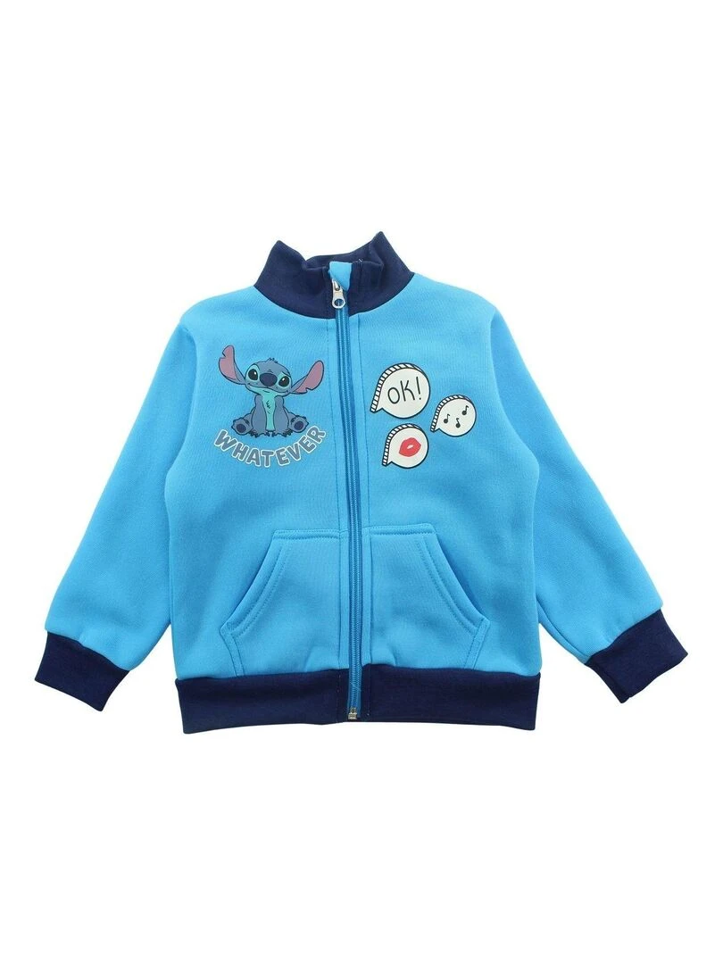 Disney Ensemble Veste pantalon garçon Imprimé Lilo Et Stitch Bleu
