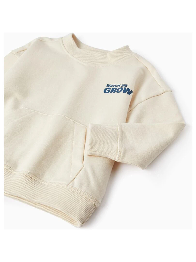 Pull pour Bébé Garçon 'Watch Me Grow'  NATURE TAKEOVER   Blanc