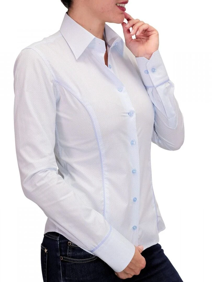 Chemise pastel WATERLILY   Bleu