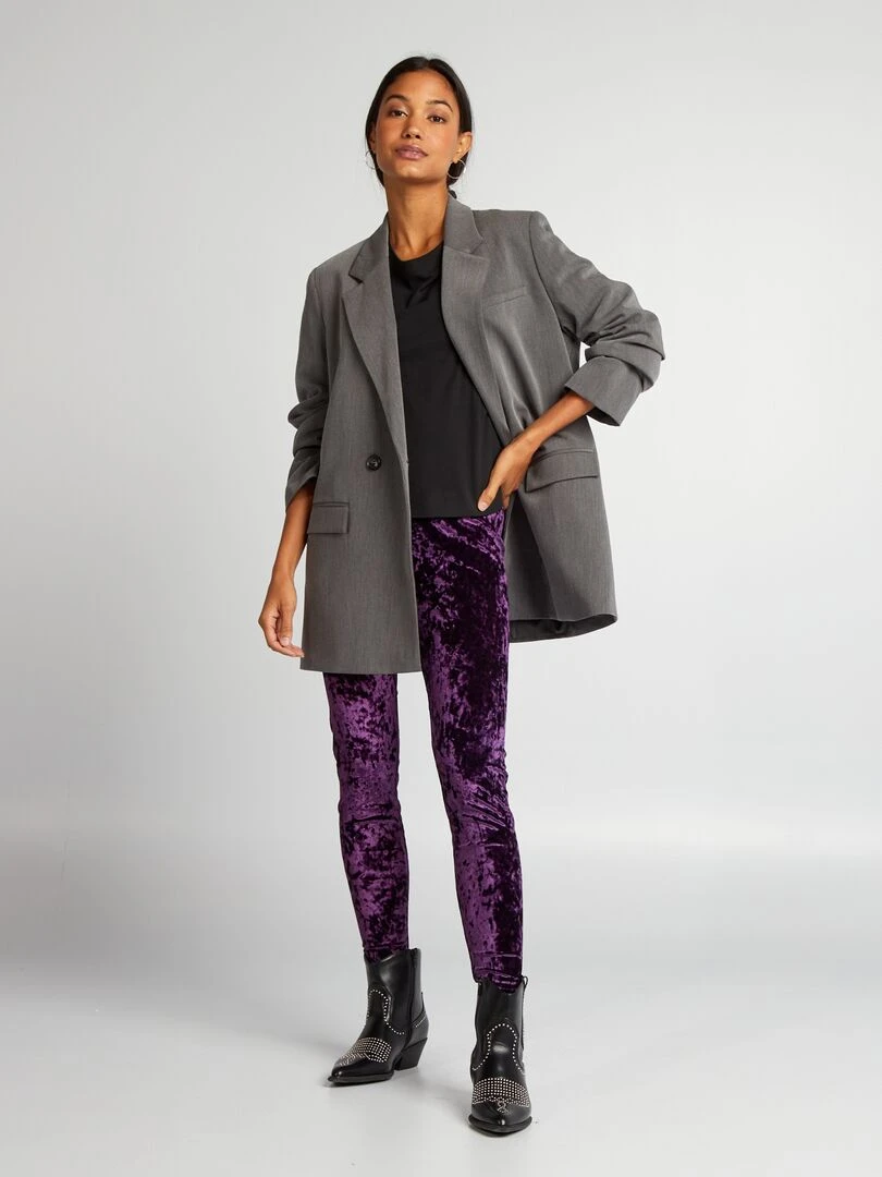 T shirt court oversize   noir