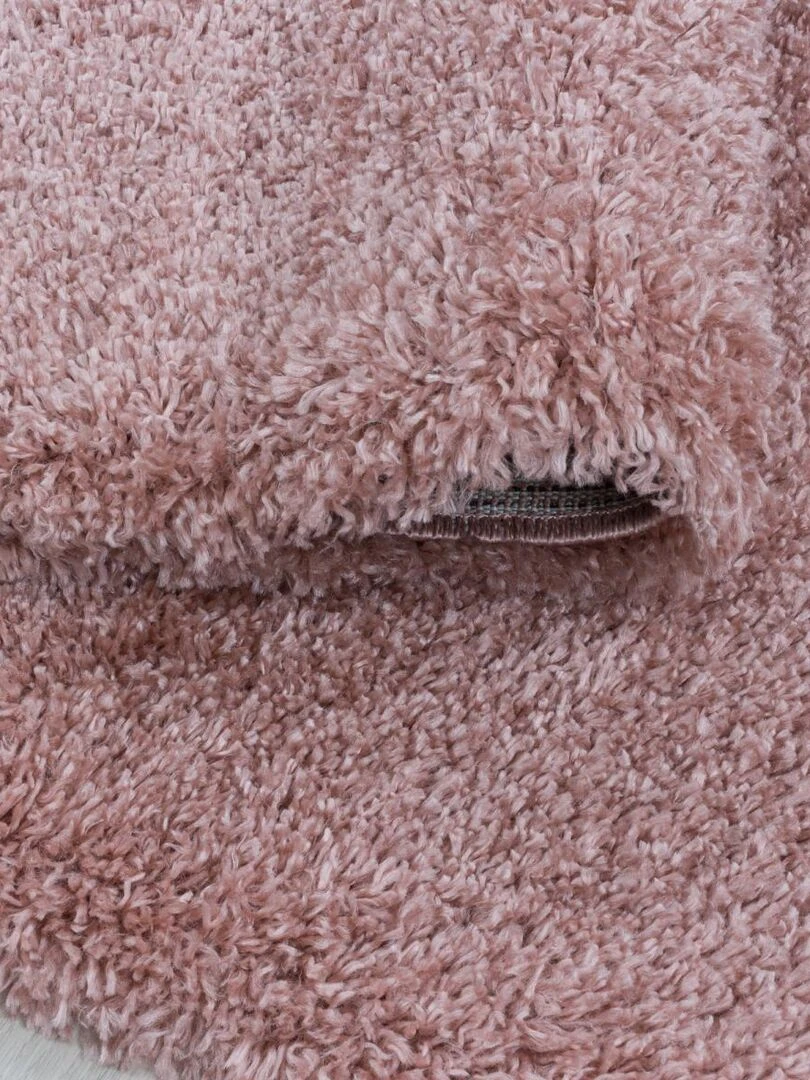 Tapis shaggy UNI B OEKO TEX® Rose