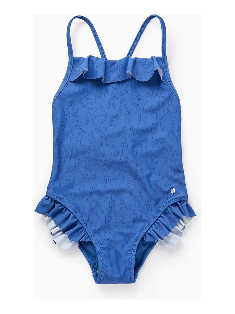 Maillot de Bain UPF80 pour Fille 'You&Me' Bleu