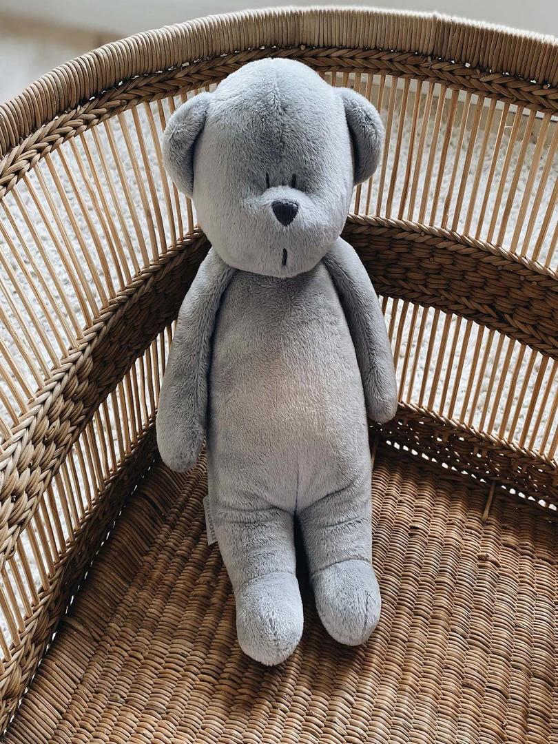 Veilleuse l'ours douceur sons & lumières Gris