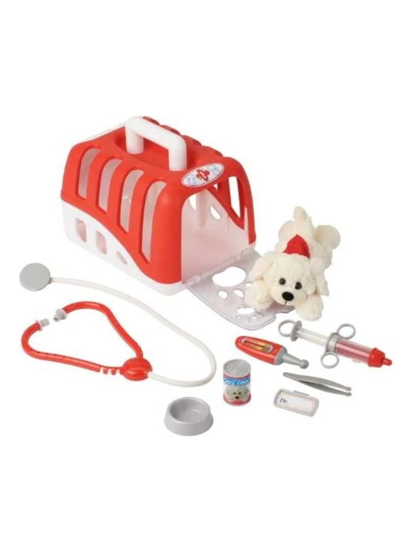 Coffret de vétérinaire avec accessoires. N/A