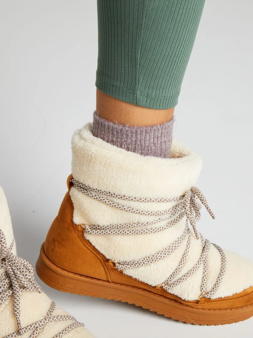 Legging maternité   vert grisé