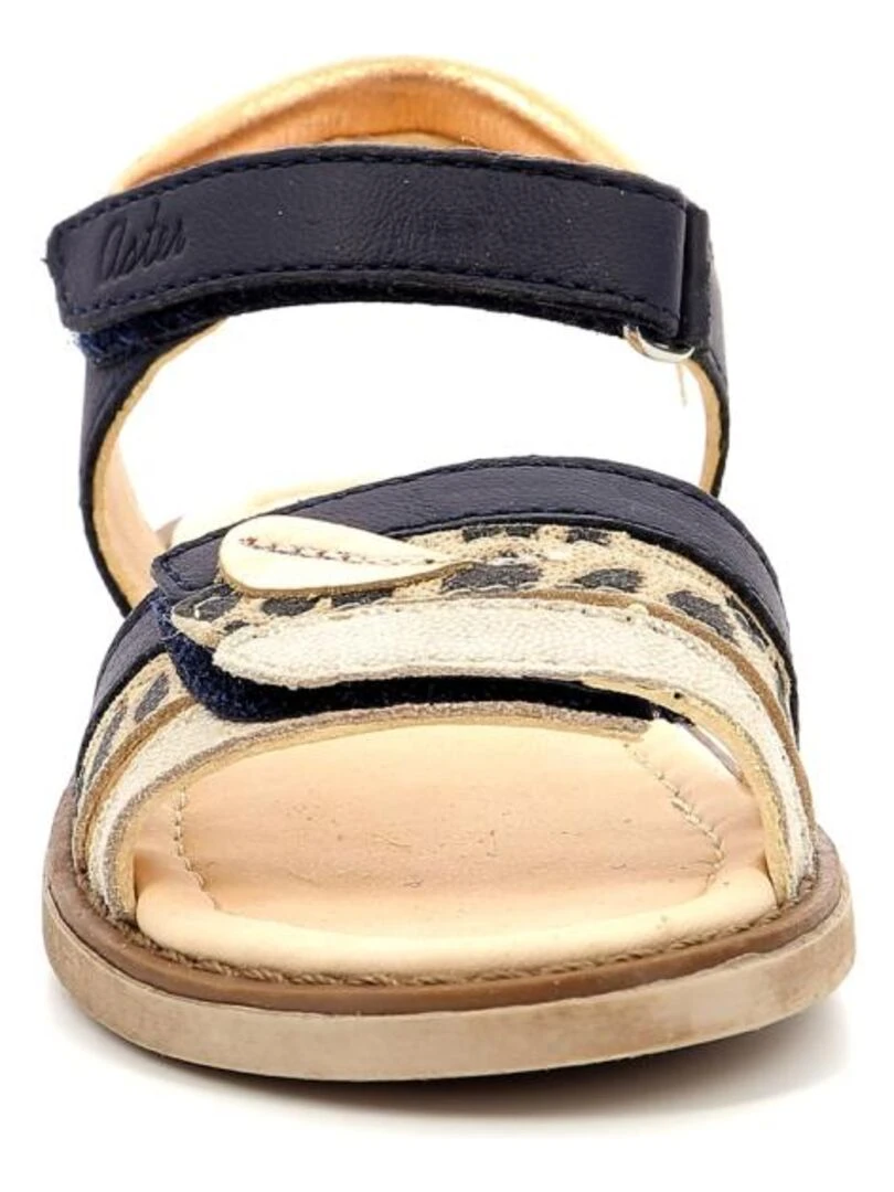 Sandales Cuir Tahety   Bleu marine