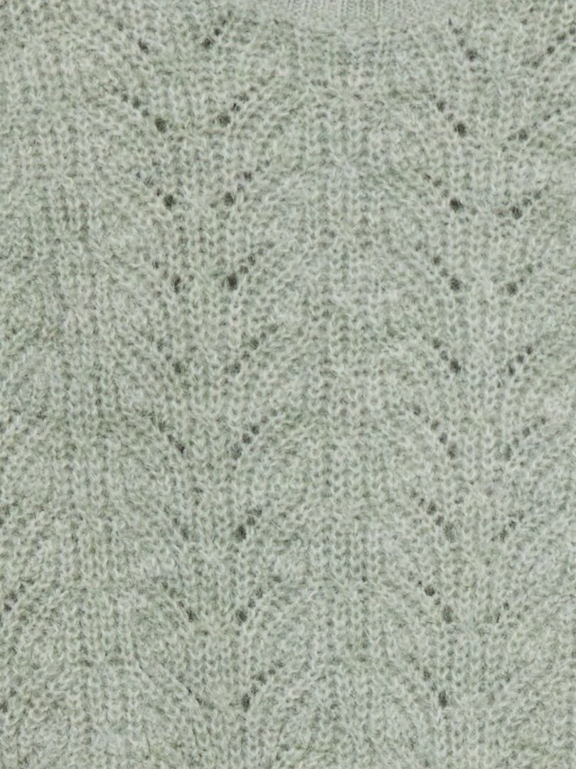 Pull en maille fantaisie Vert