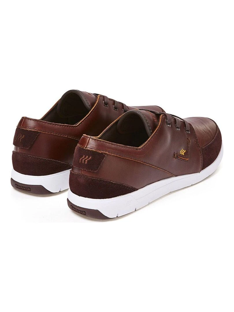 Baskets en cuir Boxfresh   Marron