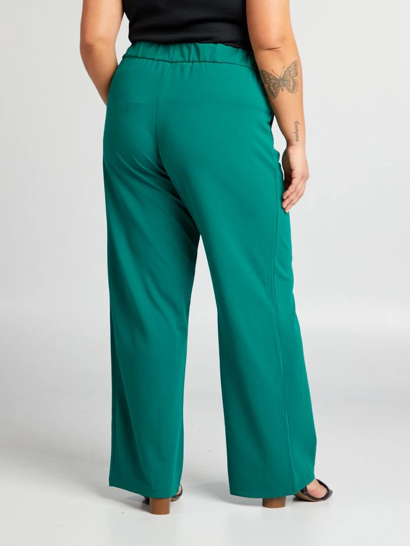 Pantalon fluide 'Only Carmakoma'   Vert