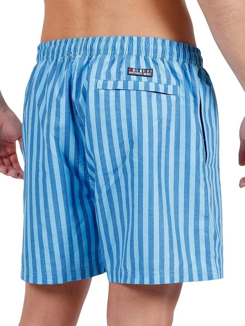 Short de bain Stripes Antonio Miro bleu Bleu