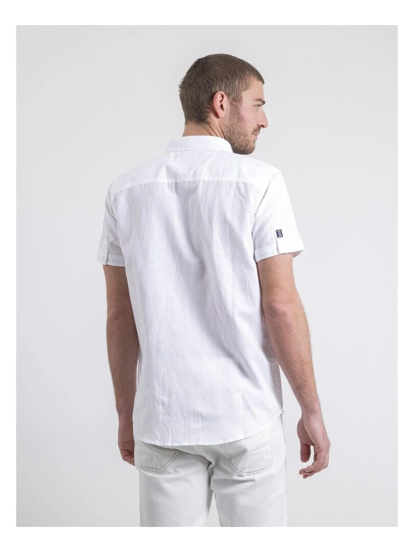 Chemise manches courtes DEMIKA Blanc