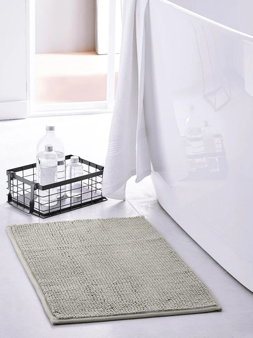 Tapis de bain Bubble uni 'ESSENTIAL' 'TODAY' Beige