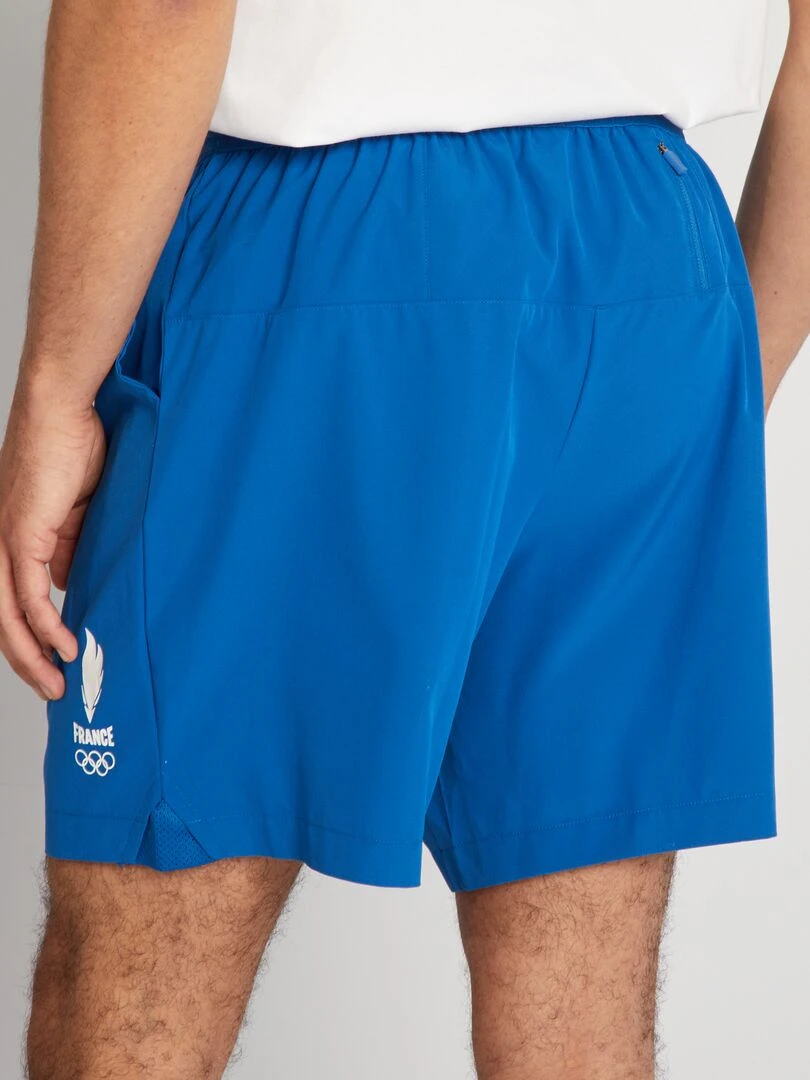 Short de sport   Equipe de France   Bleu