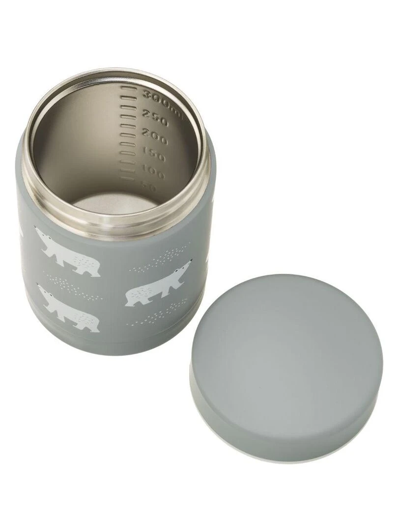 Thermos alimentaire Ours polaire (300 ml) Gris