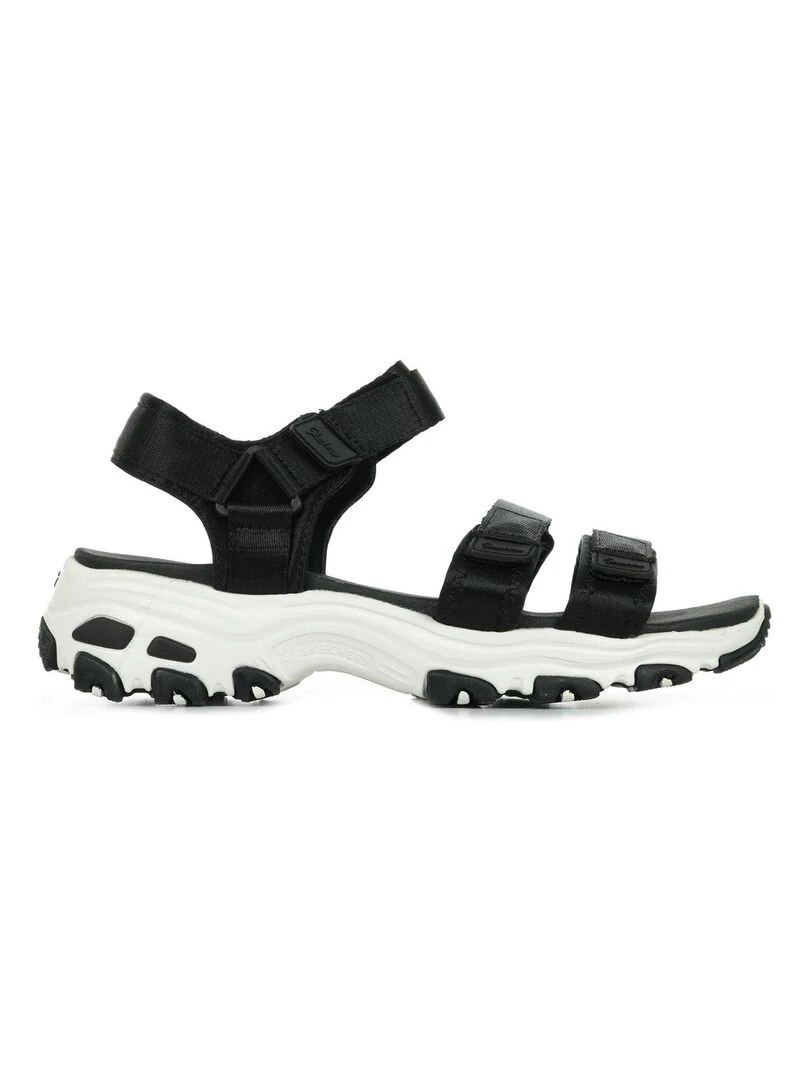 Sandales Skechers D'Lites Fresh Catch Noir Blanc
