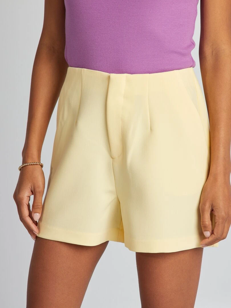 Short taille haute smart   Beige