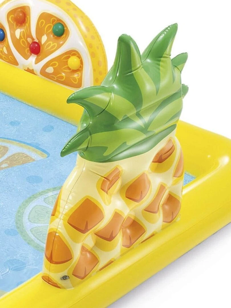 Aire de jeux gonflable Multifruits   Jaune