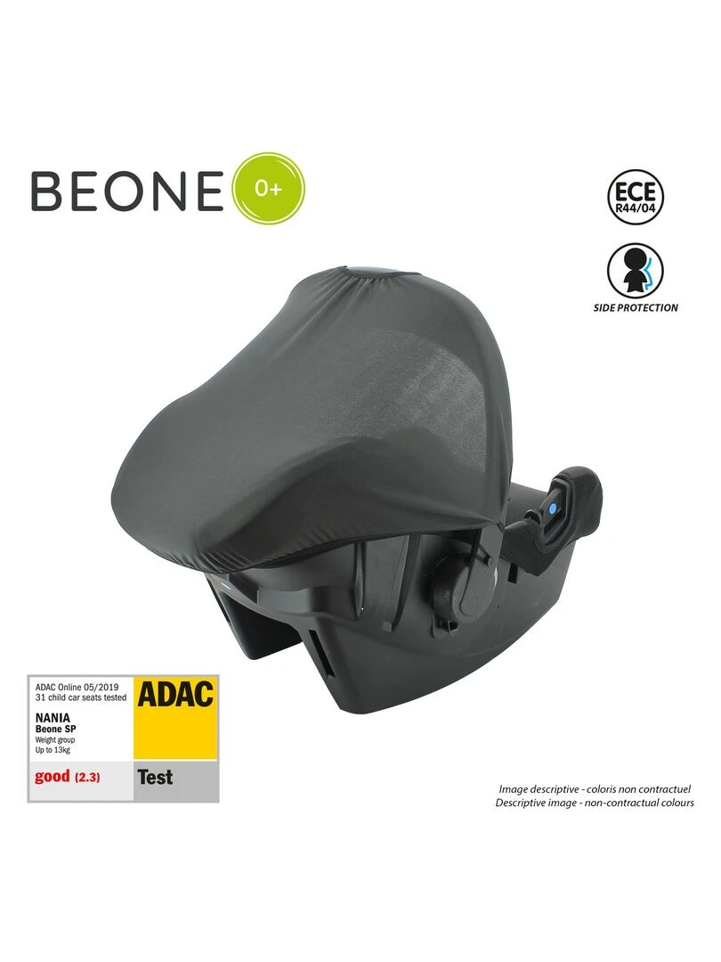 Siège Auto Beone Groupe 0+ (0 13kg) Dos À La Route   Linea Gris   Gris clair
