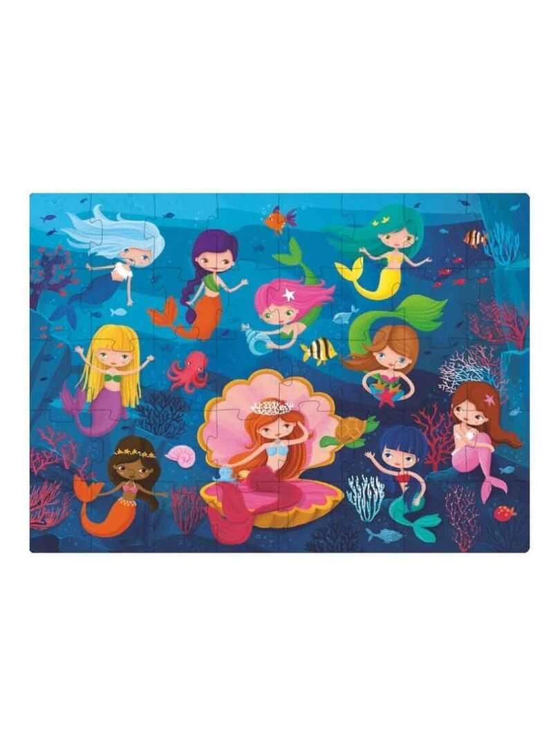 Coffret livre  puzzle 40 pièces et sirènes : Les sirènes   N/A