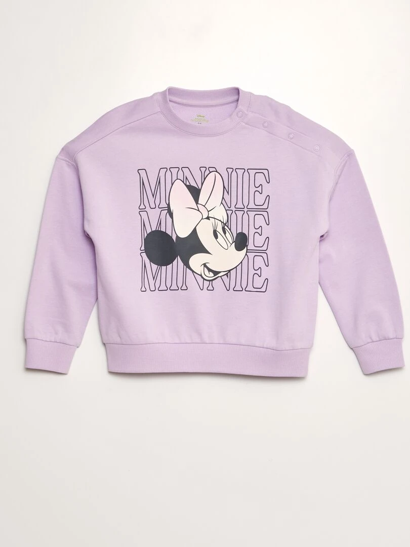 Sweat 'Minnie' en french terry So Easy Violet