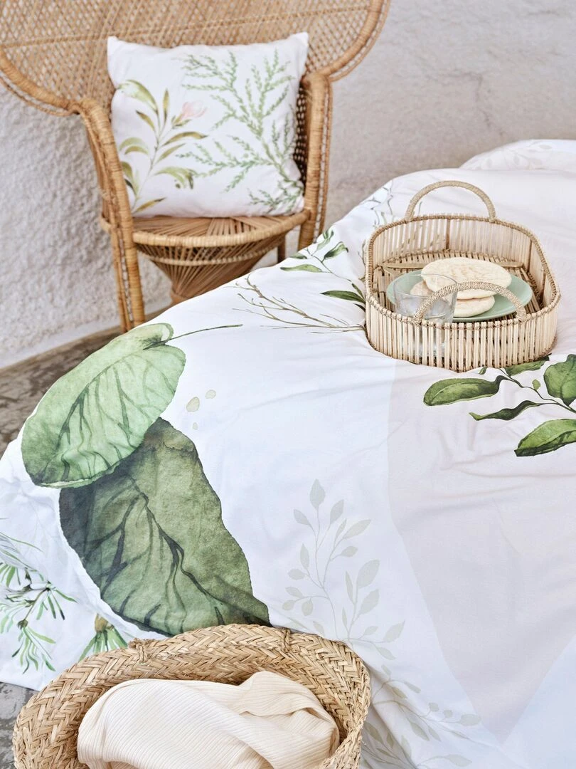 Housse de couette Herbal "Happyfriday"   Blanc