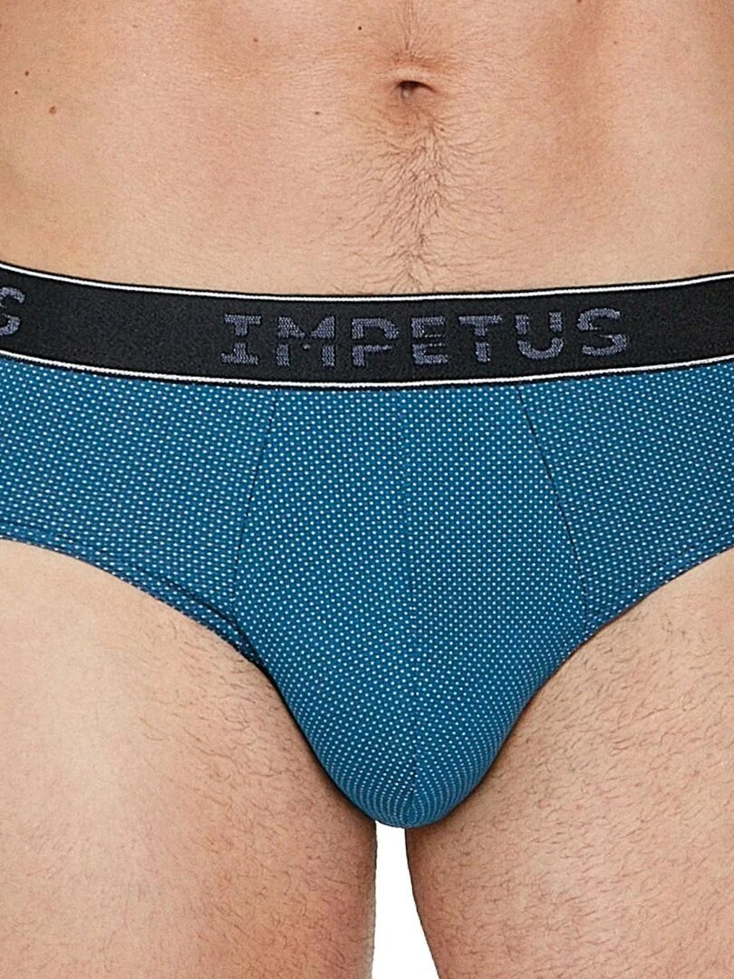 Pack 2 slips en coton Taiti Bleu
