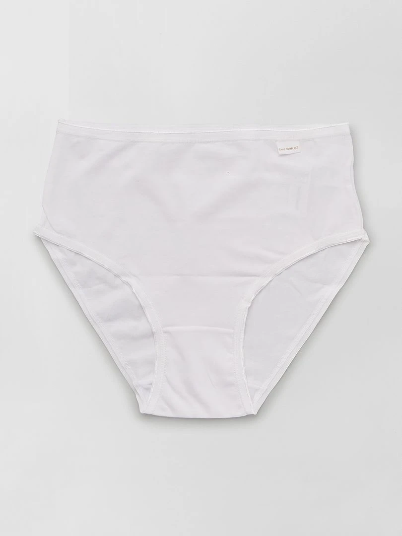 Lot 3 culottes classique 'Sans Complexe'   blanc