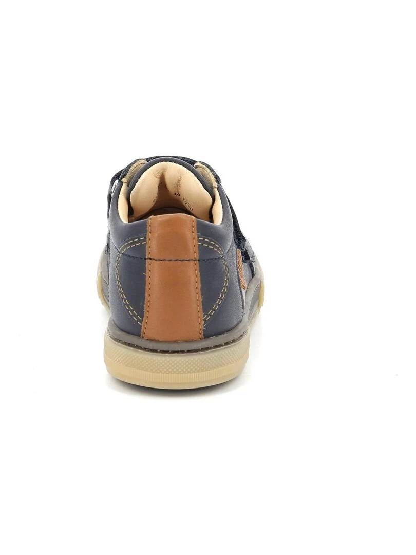 Sneakers hautes Cuir Caroad   Bleu marine