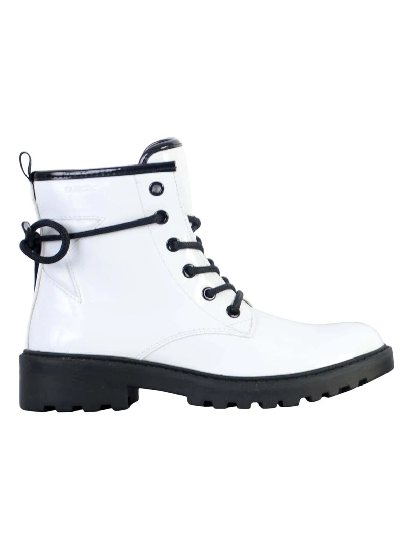 Bottine à Lacets Enfant Geox Casey Blanc