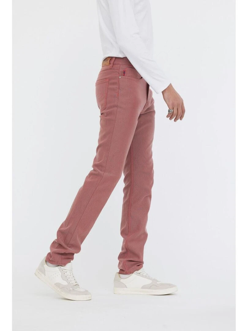 Lee Cooper Pantalon coton straight LC126ZP Rouge