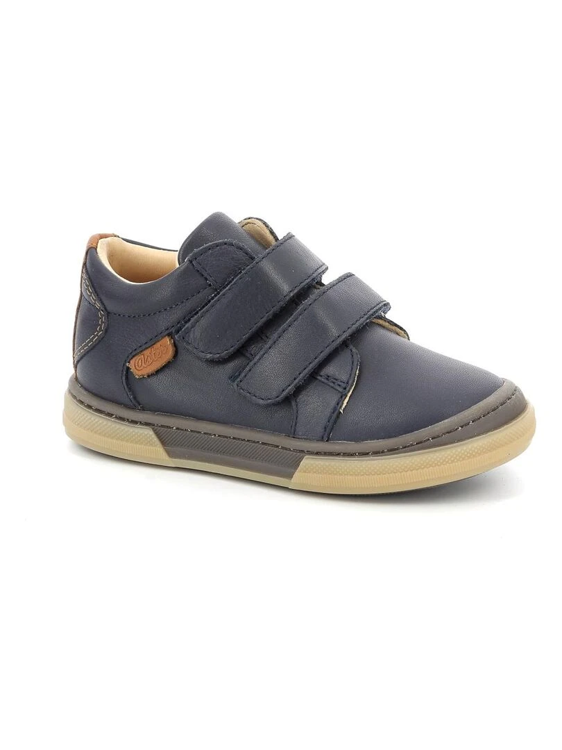 Sneakers hautes Cuir Caroad Bleu marine