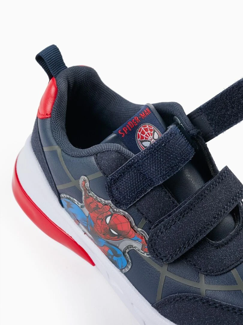 Baskets avec Lumières pour Garçon 'Spider Man'  MARVEL SPIDERMAN   Bleu foncé