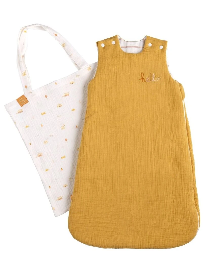 Gigoteuse ouatinée en coton SAUTHON Jaune