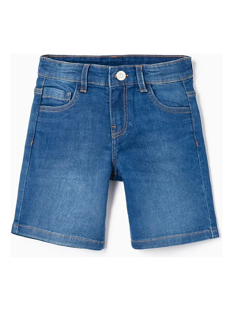 Shorts en jean midi pour garçon NATURE TAKEOVER Bleu