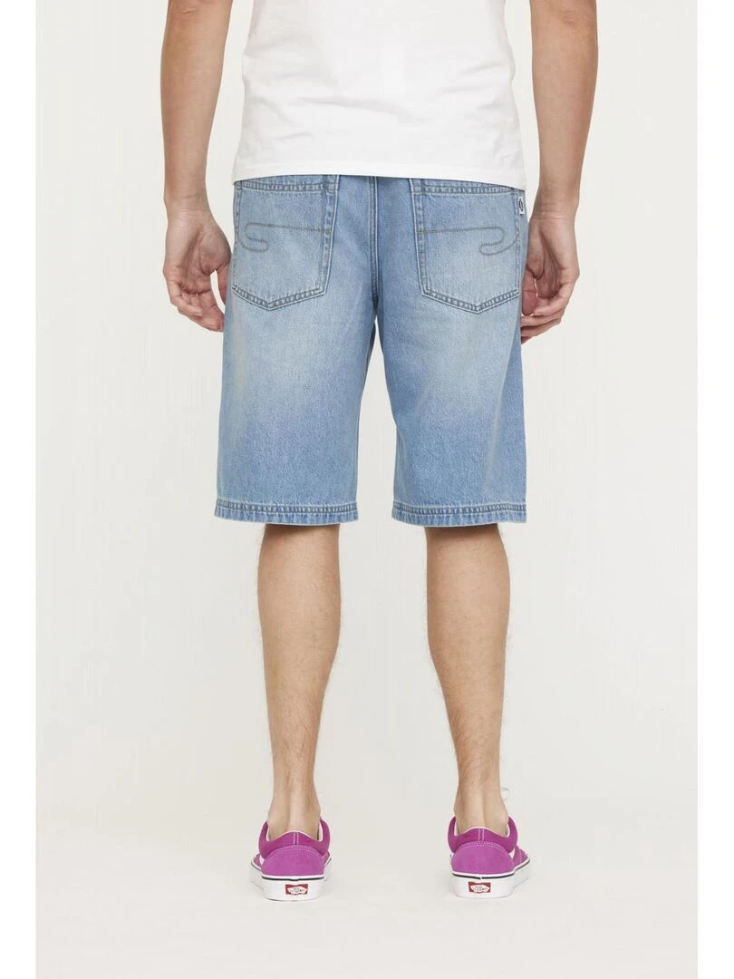 Lee Cooper   Short coton regular NACKS   Bleu ciel
