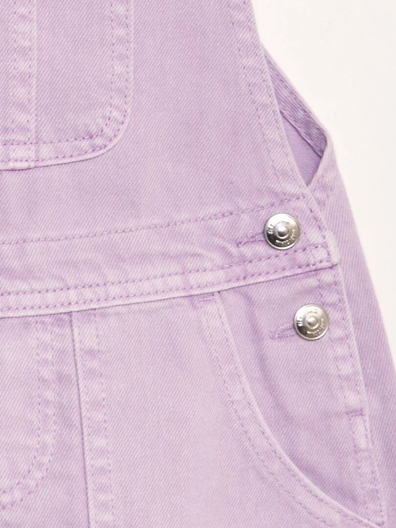 Salopette en jean   Violet