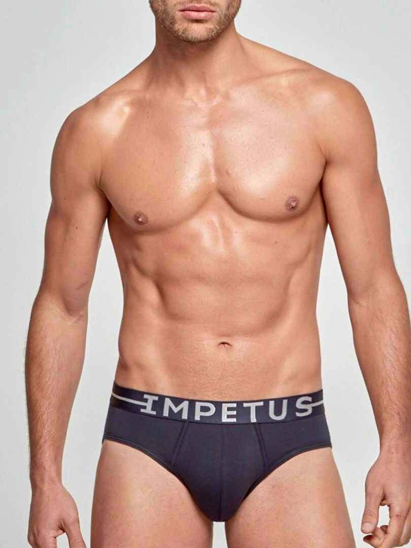 Slip coton stretch Essentials Bleu