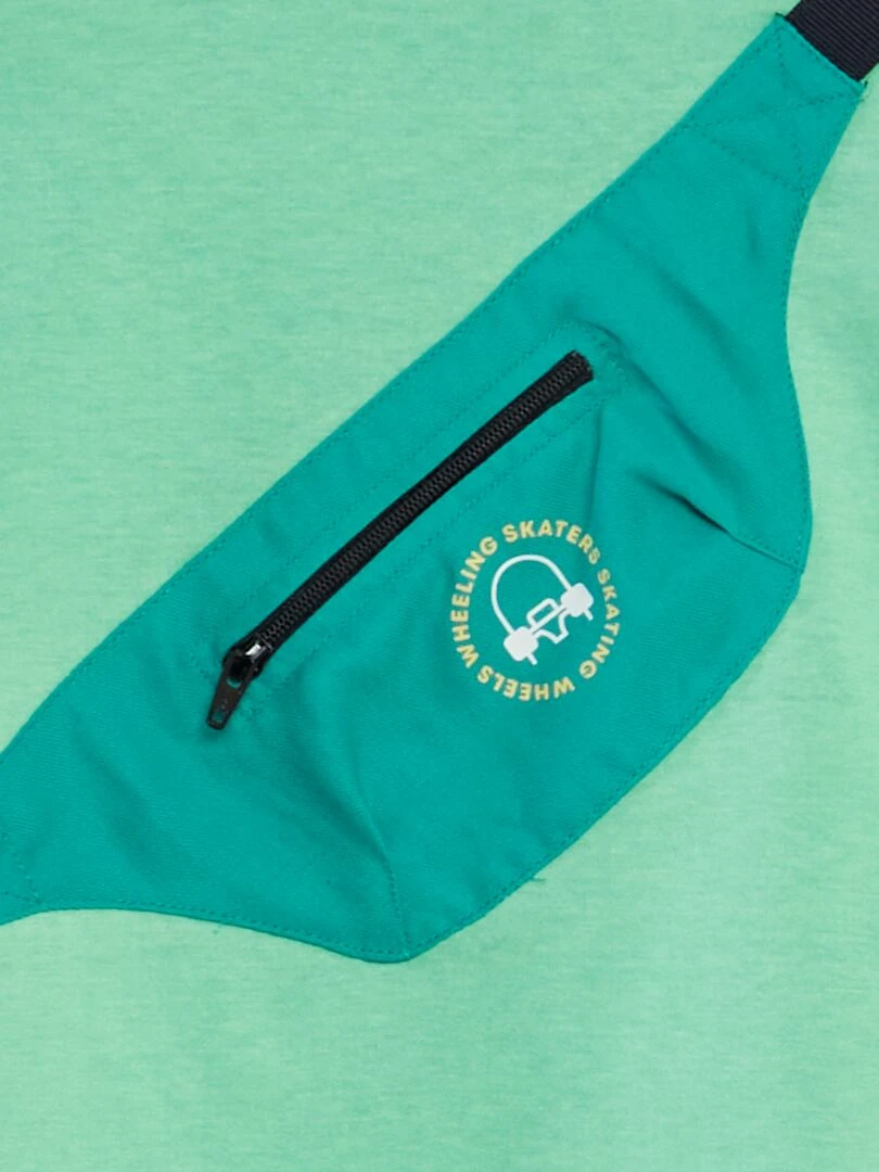 T shirt à imprimé animé Vert pomme
