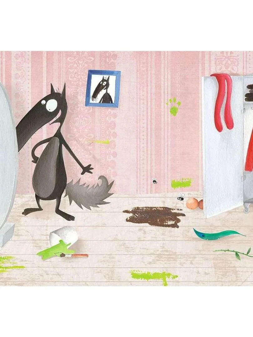 Puzzles 2 x 12 pièces : Le Loup qui voulait changer de couleur N/A