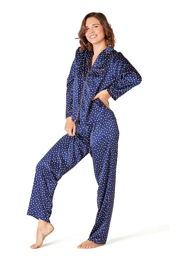 Pantalon de pyjama BROOKLYN Pomm'Poire Bleu