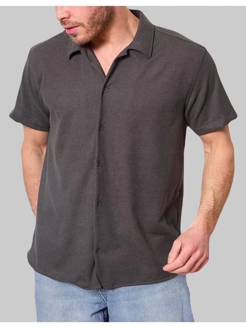 Chemisette Kebello gris anthracite