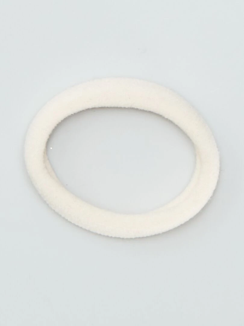 Lot de 10 élastiques pour cheveux BEIGE